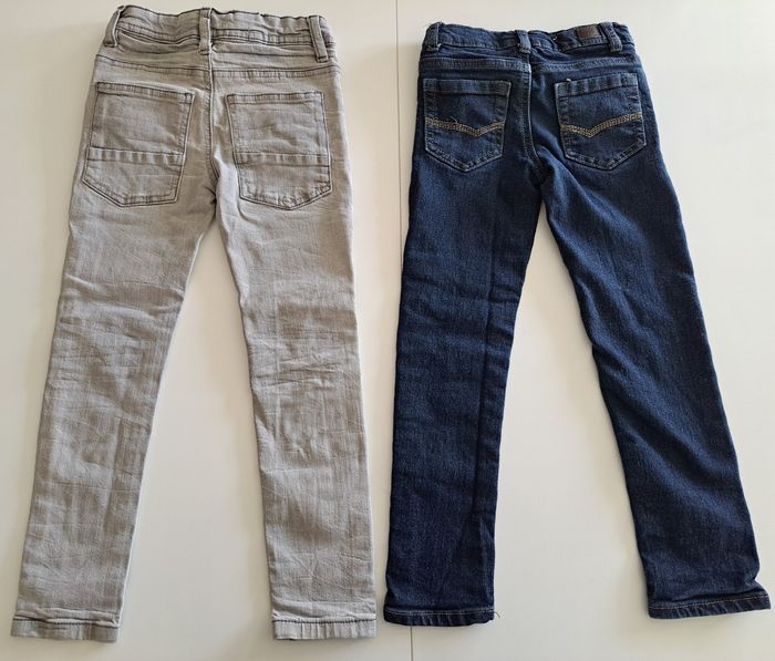 Lot de 2 jeans garçon 6 ans ABE tachés-troués - photo numéro 2