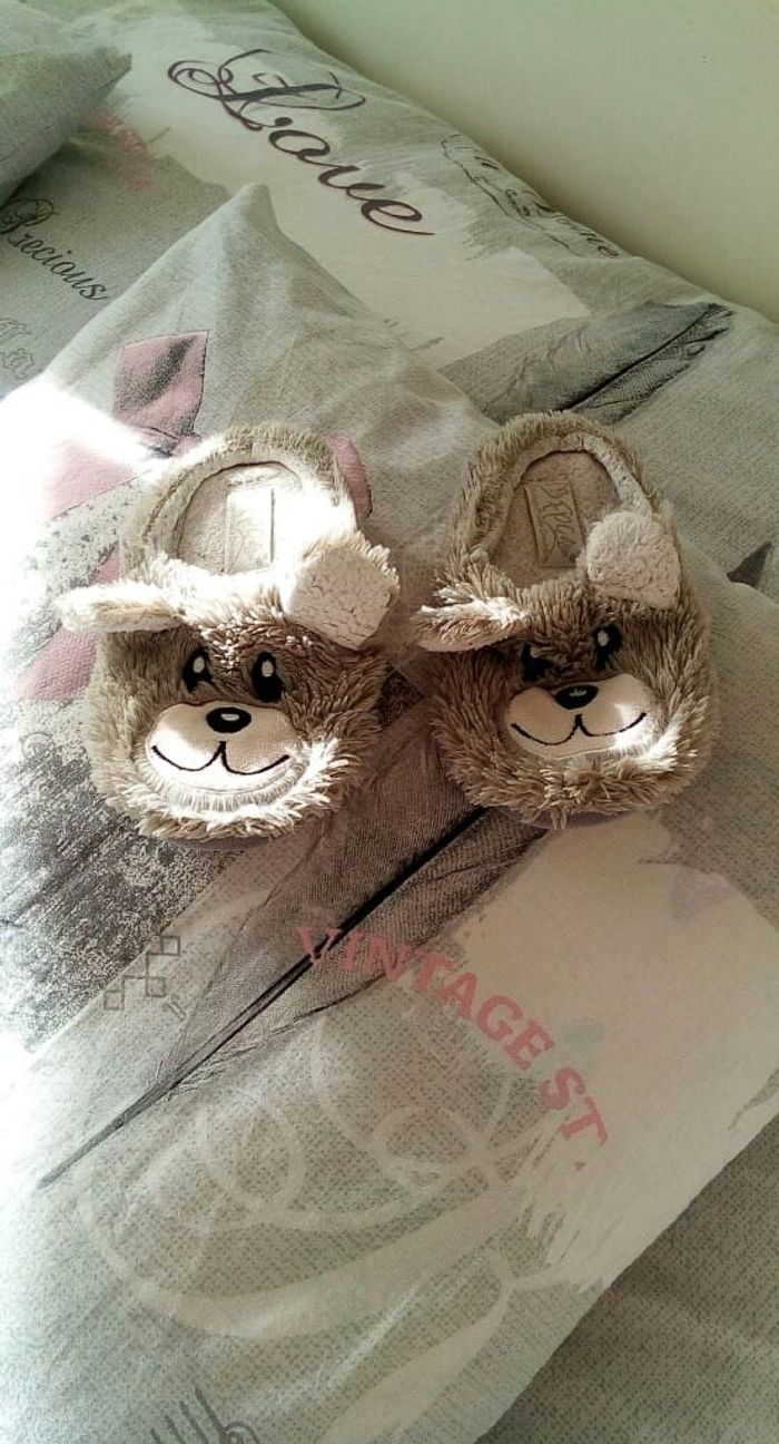 pantoufles lapin