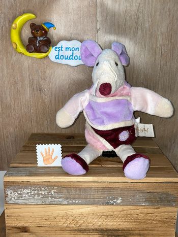 NAT328 doudou souris 🐭 babynat