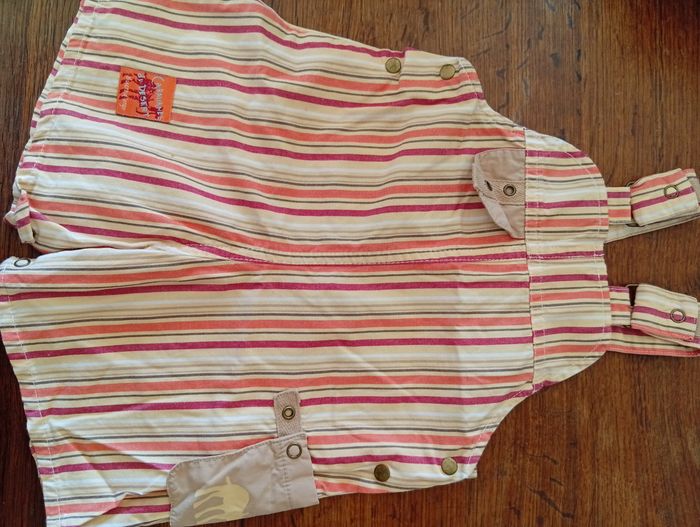 Lot de 4 salopettes short taille 6 mois - photo numéro 6