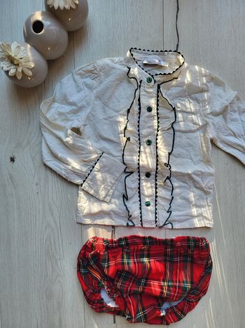 Ensemble 2 pièces fille 4ans petite minou