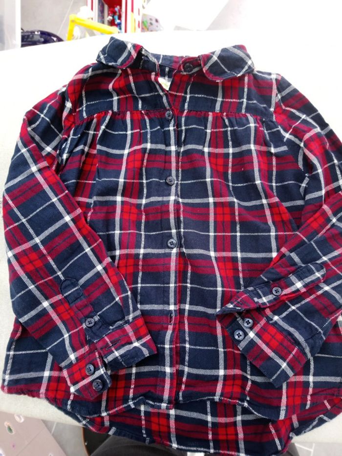 Chemise carreaux