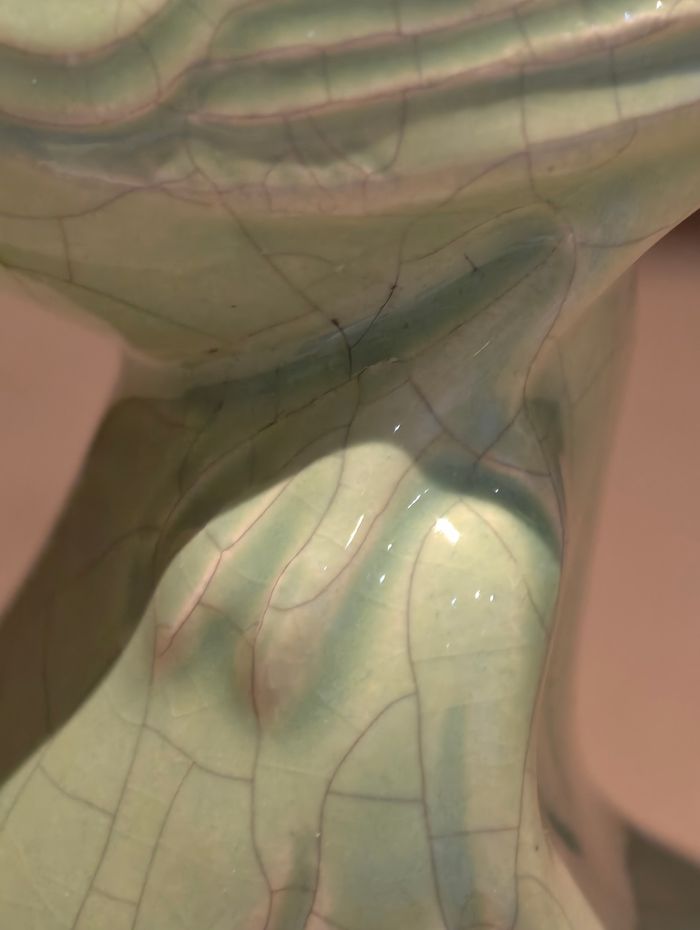 Oiseau vert Saint Jean l'Aigle émaux de Longwy - photo numéro 6