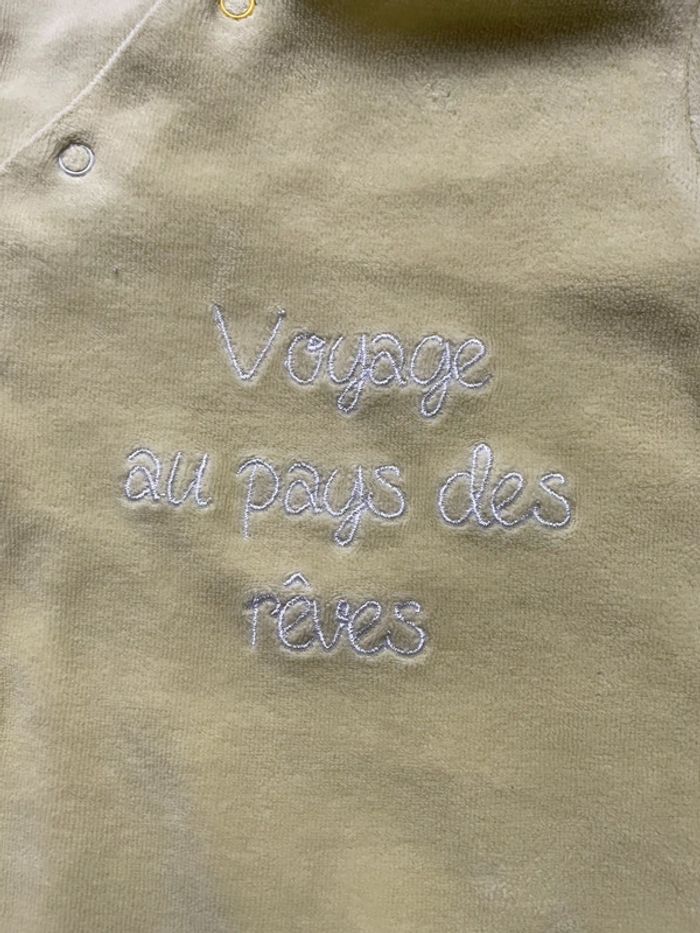 Lot 2 pyjamas velours 1 pièce - Vertbaudet - 1mois - photo numéro 2