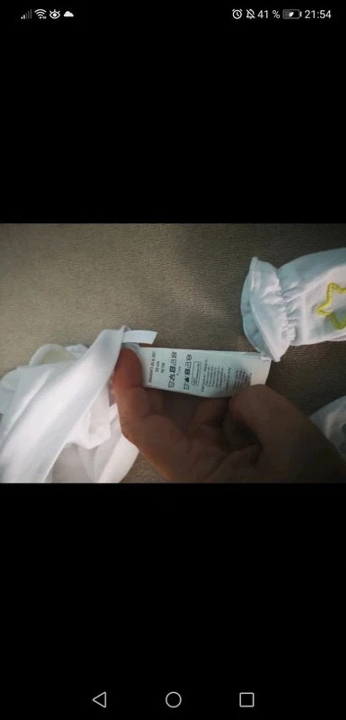 Lot 9 pièces thème nuages étoiles - photo numéro 16