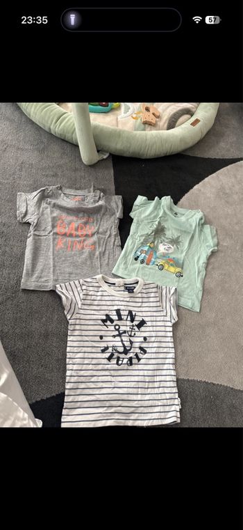 T shirt bebe garçon 