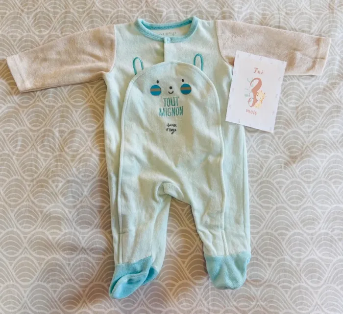Pyjama garçon - Sucre d’Orge - Taille 3 mois