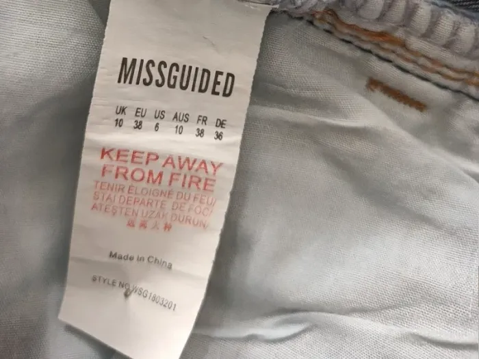 Jean skinny Missguided ,taille mi-haute ,stretch - photo numéro 10