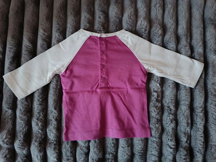 Tee-shirt Minnie pom-pom girl manches longues T. 3 mois Disney - photo numéro 4