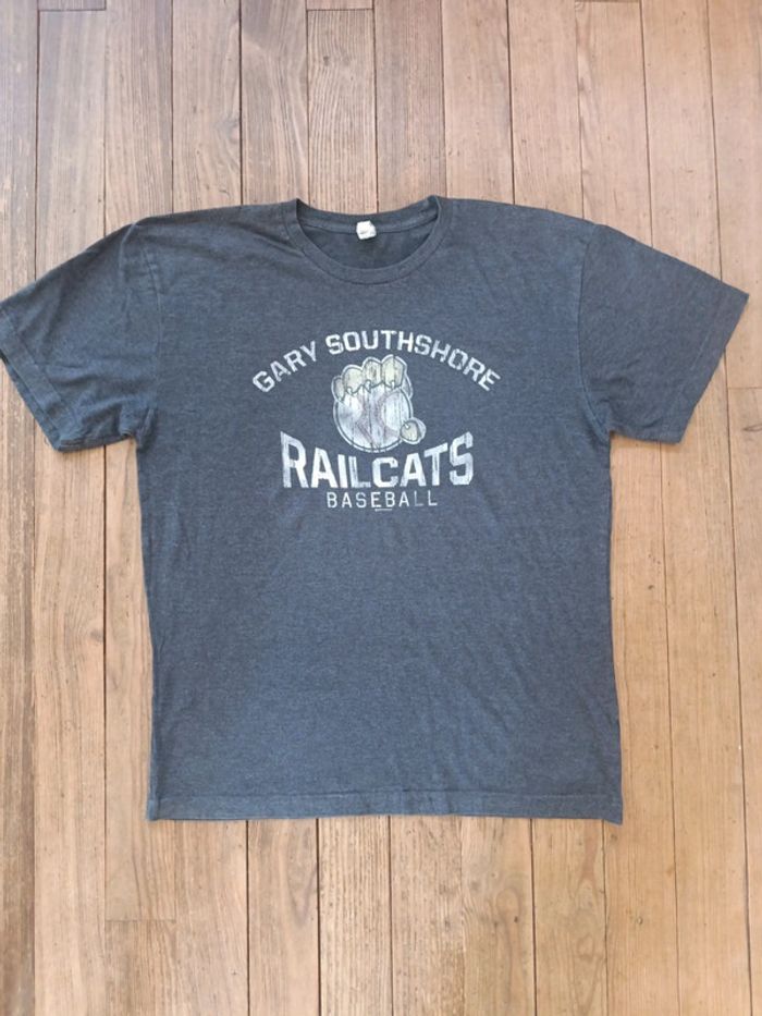 T-shirt USA university baseball Railcats L - photo numéro 2