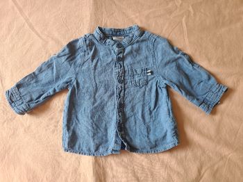 Chemise Tape à l'œil en lin et coton 6 mois