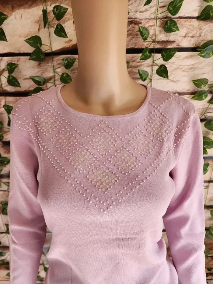🌸Pull fin Rose I.Quing Taille 40🌸 - photo numéro 2