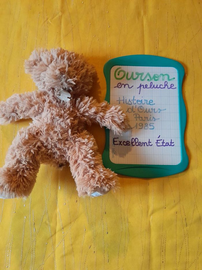 Ourson 🧸en Peluche comme neuf Histoire d'ours Paris