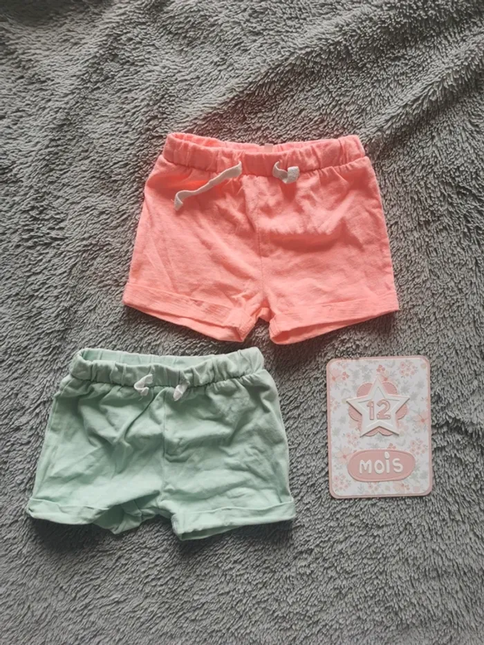 Lots 2 shorts Orchestra 12 mois