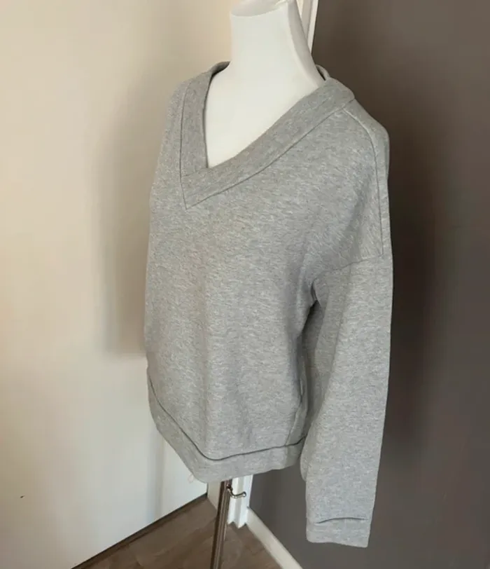 Cos sweat gris coton oversize femme, taille S/36