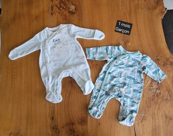 Lot de pyjamas chauds bébé garçon