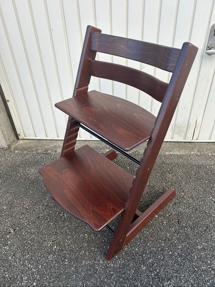 Chaise Tripp Trapp Stokke marron - photo numéro 2