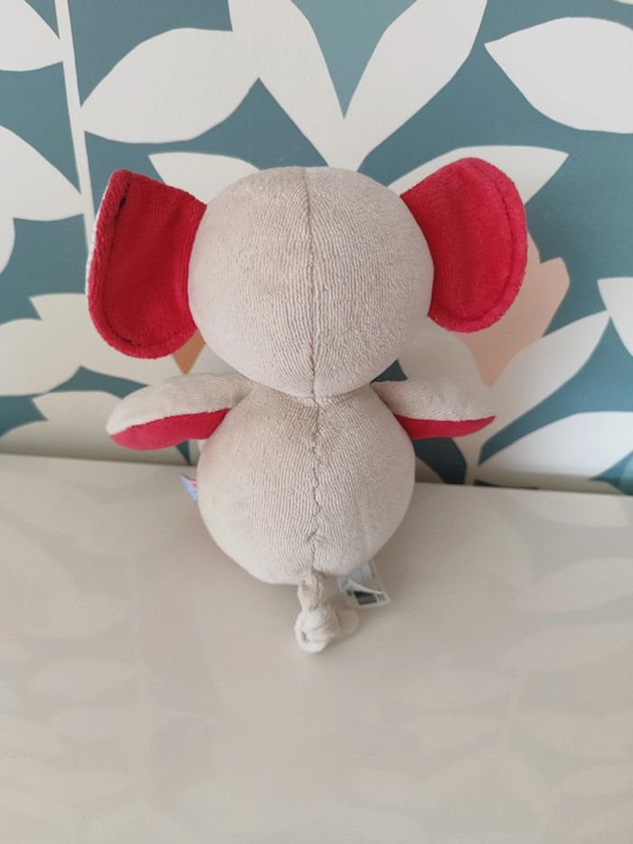 Doudou/ peluche éléphant sucre d'orge - photo numéro 3