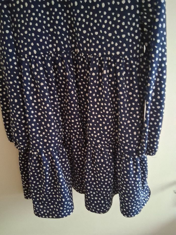 Robe bleu marine et blanc - photo numéro 2