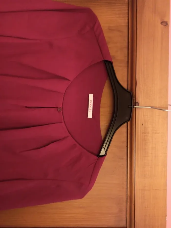 Blouse grenat - photo numéro 4