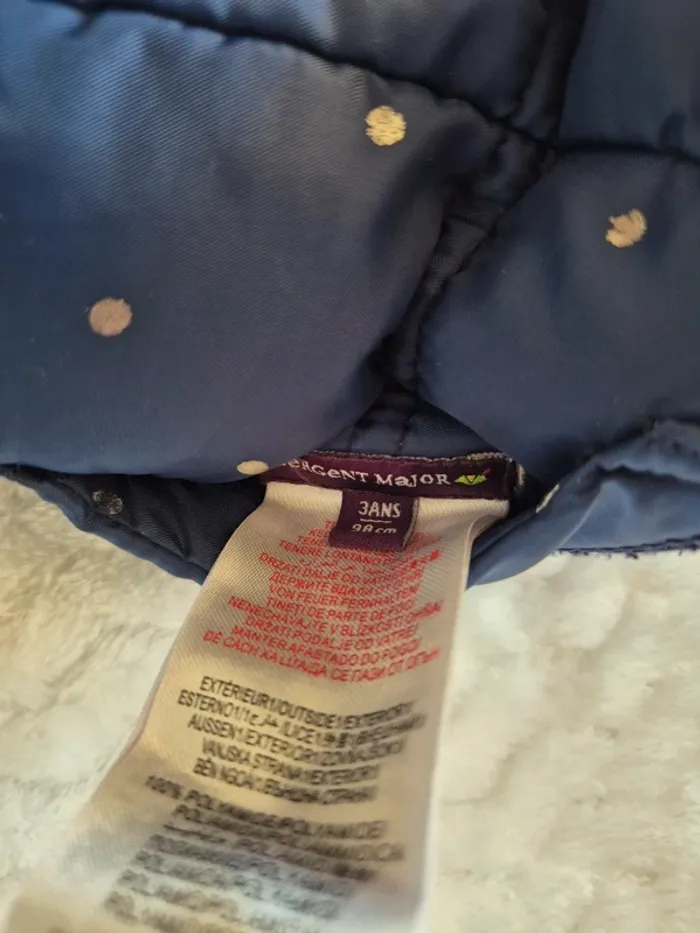 Doudoune sans manches 3 ans 98 cm - photo numéro 5