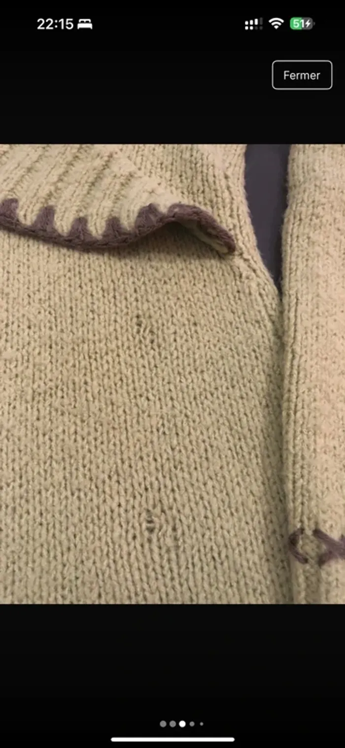 Joli pull taille 3 vert anis - photo numéro 3