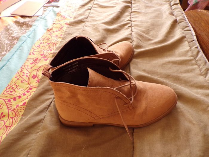 Bottines marrons claires pointure 42 - photo numéro 2