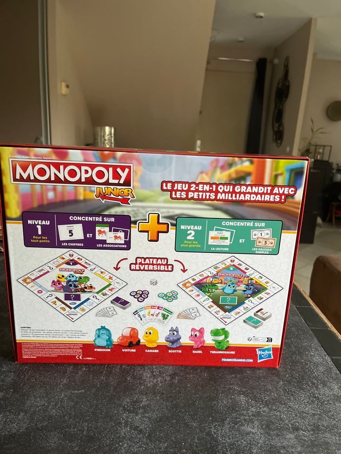 Monopoly junior hasbro neuf scellé - photo numéro 3