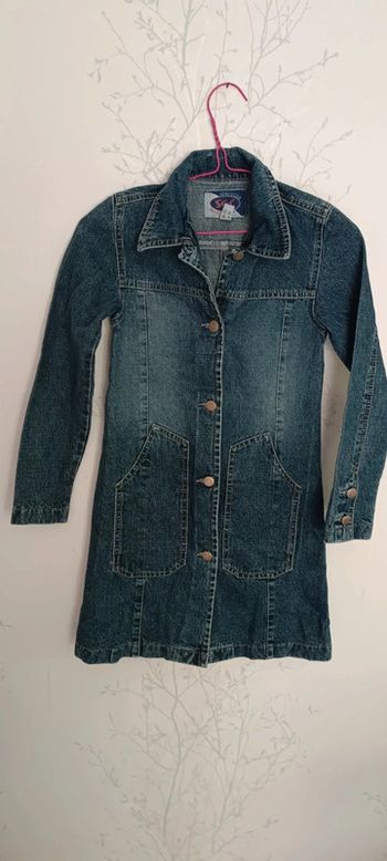 Robe ou veste longue en jeans