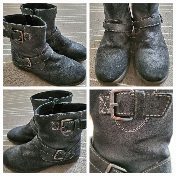 Bottines grises argent 35