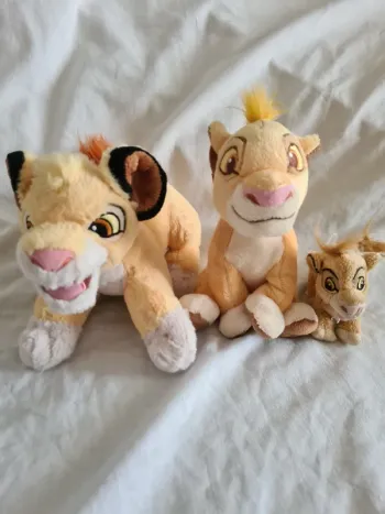 Le Roi Lion lot de 3 peluches Disney