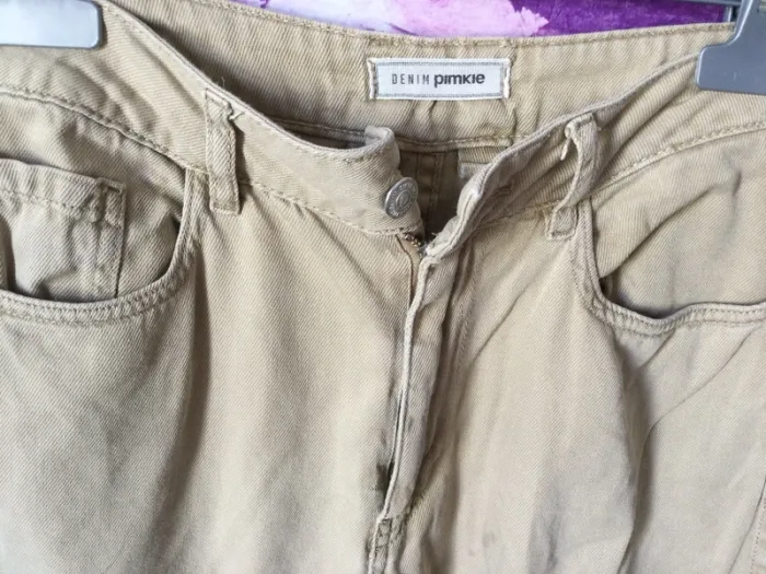 Jean cargo marron clair taille 36 - photo numéro 3