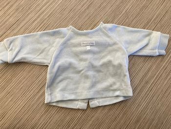 Gilet bout chou naissance velours