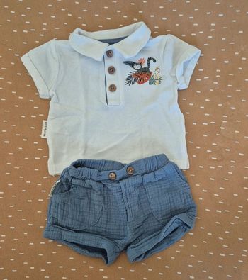 Ensemble petit béguin garçon