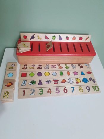 Boite de tri montessori