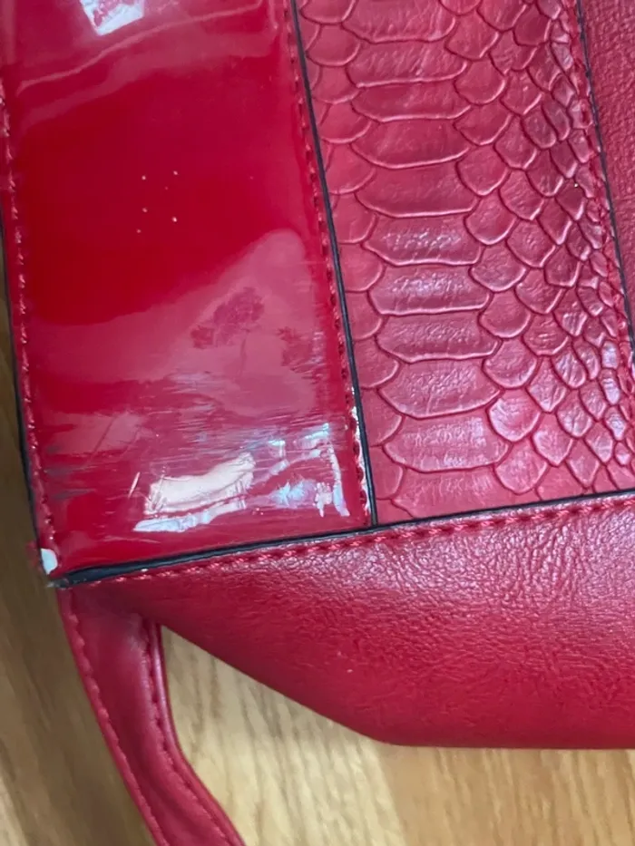 Sac à main rouge - photo numéro 4