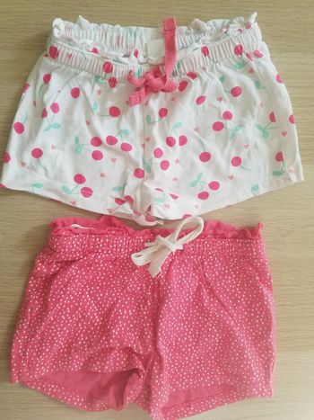 Lot 2 shorts H&M 6 mois