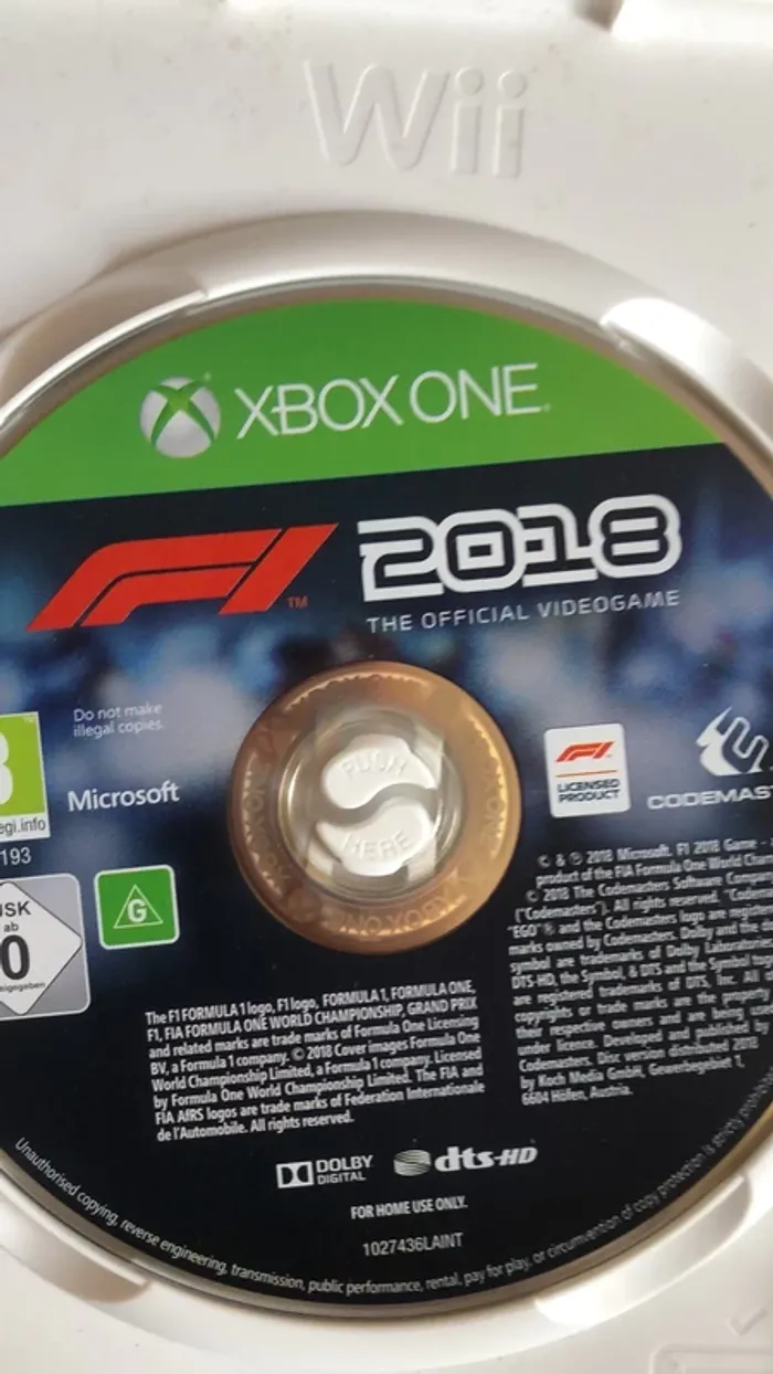 Jeux Xbox one 2018 thé official vidéo game FI - photo numéro 2