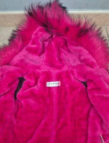 Manteau fausse fourrure doux et chaud