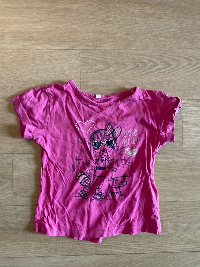 TEE short pour fille 4ans