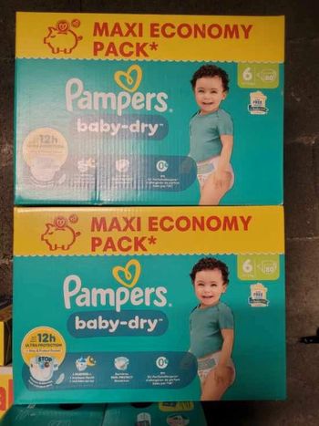 Pampers baby dry taille 6