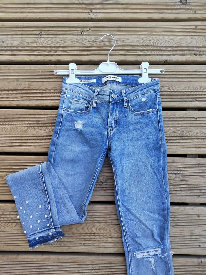 Jean Skinny Femme Taille Basse – Taille 32 / XXS – Très Bon État – Tally Weijl - photo numéro 3