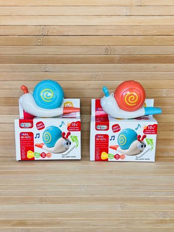 Lot de 2 sifflets pour enfants dès 10 mois