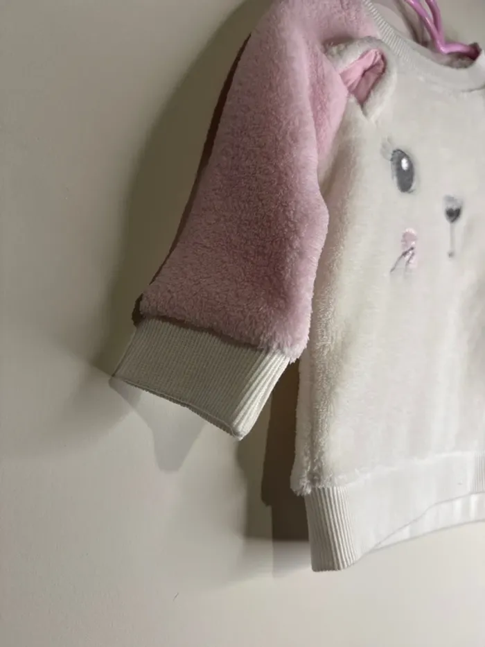 👚 pull chaud hiver - bébé fille - 6 mois - influx - très bon état - photo numéro 2