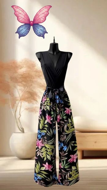 Combinaison estivale fleurie