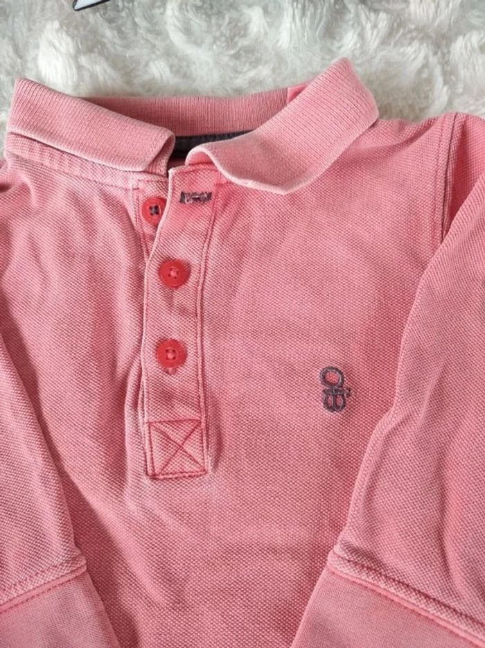 Polo manches longues Garçon 6 mois Obaïbi 100% coton - photo numéro 5