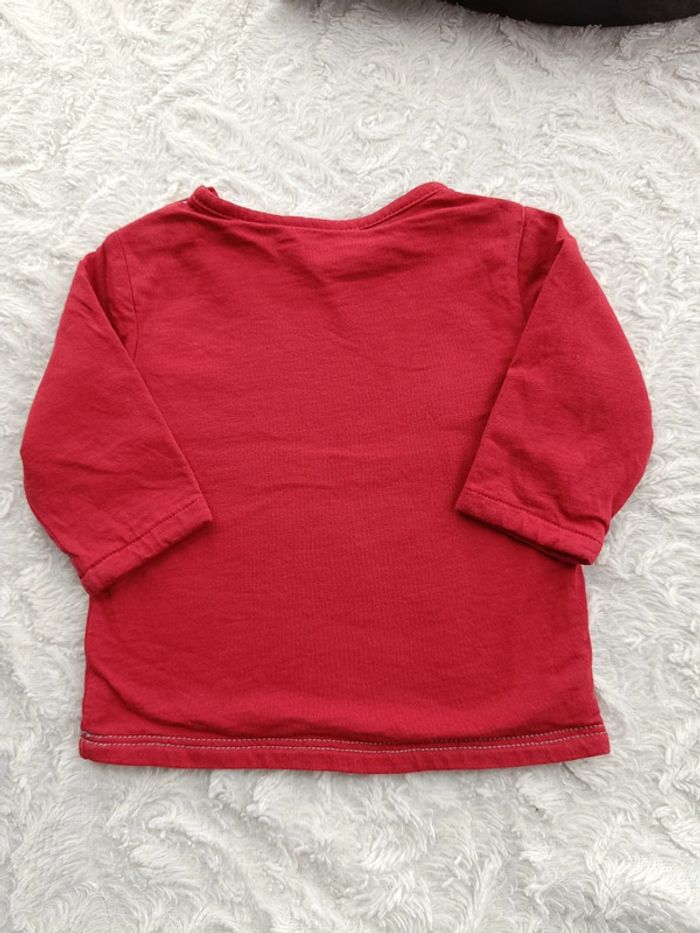 Tee shirt chemise manches longues épais doublé Garçon 3 mois Obaïbi 100% coton - photo numéro 7