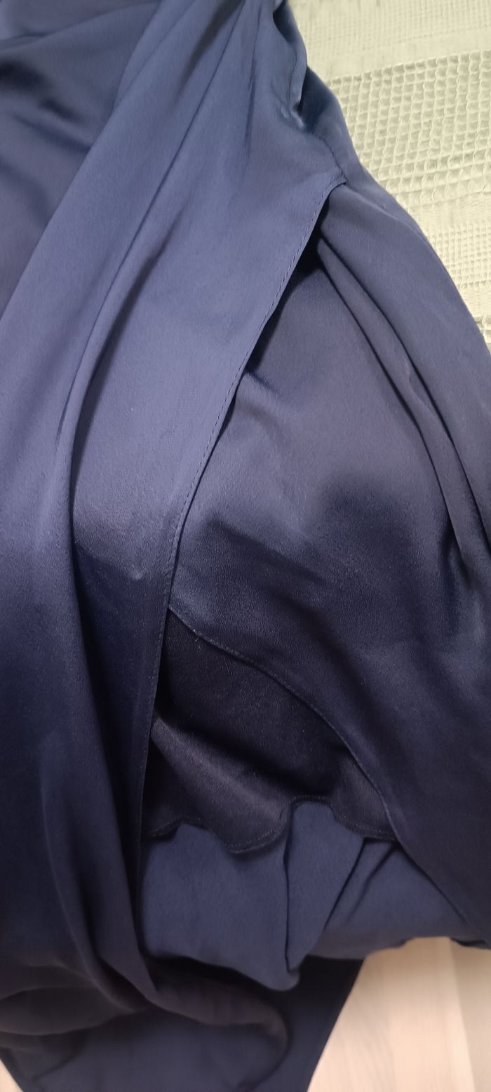 robe de soirée bleu nuit - photo numéro 5