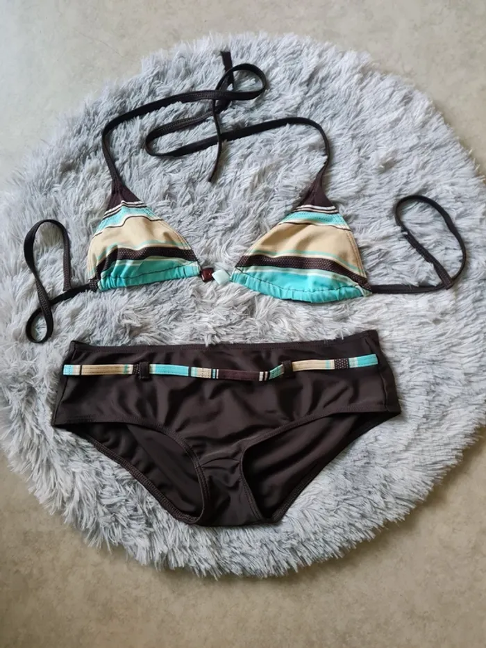 maillot de bain 2 pièces femme taille 36/38 - photo numéro 2