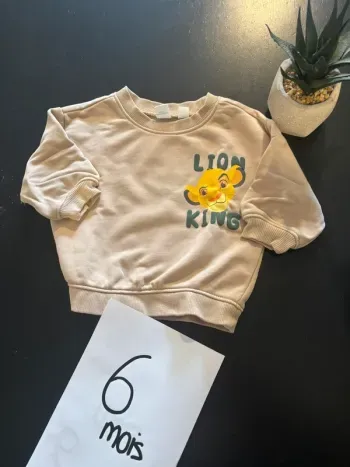 Pull le roi lion Simba - 6 mois